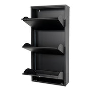 Schoenenkast BILLY 3 Staal Zwart 50x15x103cm Spinder Design-Schoenenrekken-Spinder