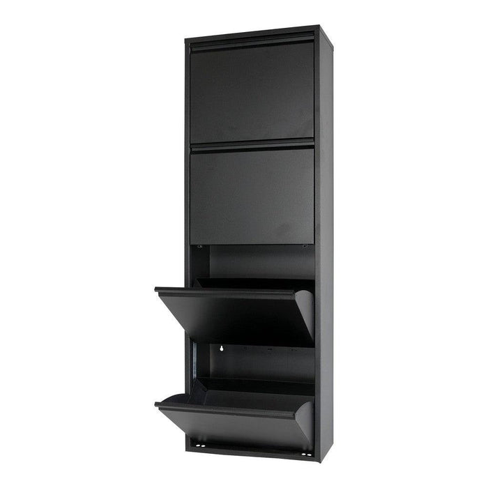 Schoenenkast BILLY 4 Staal Zwart 50x22x150cm Spinder Design-Opbergkasten-Spinder