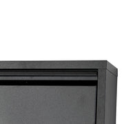 Schoenenkast BILLY 4 Staal Zwart 50x22x150cm Spinder Design-Schoenenrekken-Spinder