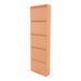 Schoenenkast BILLY 5 Staal Clay Terra 50x15x169cm Spinder Design-Schoenenrekken-Spinder