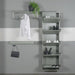 Schoenenkast BILLY 5 Staal Dusty Green 50x15x169cm Spinder Design-Schoenenrekken-Spinder