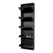 Schoenenkast BILLY 5 Staal Zwart 50x15x169cm Spinder Design-Schoenenrekken-Spinder