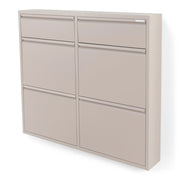 Schoenenkast BILLY 6 Staal Silky Taupe 98x15x86cm Spinder Design-Schoenenrekken-Spinder