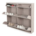 Schoenenkast BILLY 6 Staal Silky Taupe 98x15x86cm Spinder Design-Schoenenrekken-Spinder