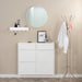 Schoenenkast BILLY 6 Staal Wit 98x15x86cm Spinder Design-Schoenenrekken-Spinder