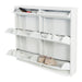 Schoenenkast BILLY 6 Staal Wit 98x15x86cm Spinder Design-Schoenenrekken-Spinder