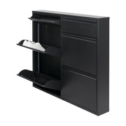 Schoenenkast BILLY 6 Staal Zwart 98x15x86cm Spinder Design-Schoenenrekken-Spinder