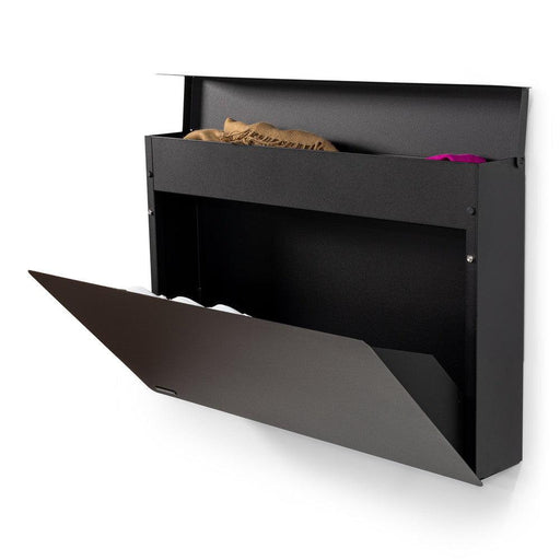 Schoenenkast LUIGI Staal Zwart 78.1x12.6x48.3cm Spinder Design-Schoenenrekken-Spinder