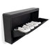Schoenenkast MARIO Staal Zwart 75.1x12.6x37.7cm Spinder Design-Opbergkasten-Spinder