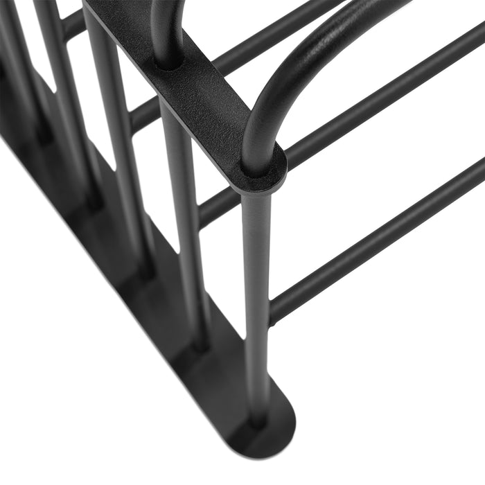 Schoenenrek GRID 70 Staal Zwart 70x34x40.5cm Spinder Design-Schoenenrekken-Spinder