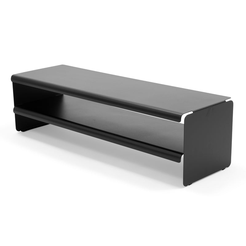 Schoenenrek LINEA 100 Staal Zwart 101.5x31x28cm Spinder Design-Schoenenrekken-Spinder