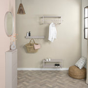 Schoenenrek MARCO Staal Silky Taupe 71x34x26cm Spinder Design-Schoenenrekken-Spinder