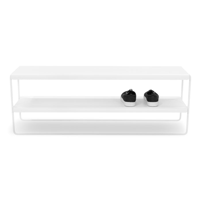 Schoenenrek NIVO 100 Staal Wit 103x28x38.5cm Spinder Design-Schoenenrekken-Spinder