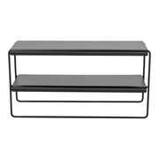 Schoenenrek NIVO 70 Staal Zwart 73x28x38.5cm Spinder Design-Schoenenrekken-Spinder