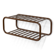 Schoenenrek RETRO Staal Chocolate Brown 72x35.2x28cm-Schoenenrekken-Spinder