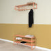 Schoenenrek REX SR 2 - 100 cm Staal Clay Terra 100x29x48.5cm-Opbergkasten-Spinder