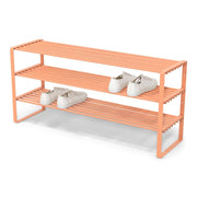 Schoenenrek REX SR 2 100 cm Staal Clay Terra 100x29x48.5cm-Schoenenrekken-Spinder