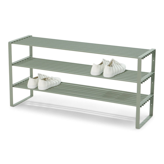 Schoenenrek REX SR 2 - 100 cm Staal Dusty Green 100x29x48.5cm Spinder Design-Schoenenrekken-Spinder