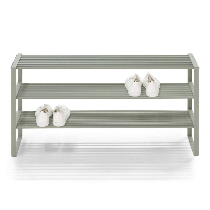 Schoenenrek REX SR 2 - 100 cm Staal Dusty Green 100x29x48.5cm Spinder Design-Schoenenrekken-Spinder