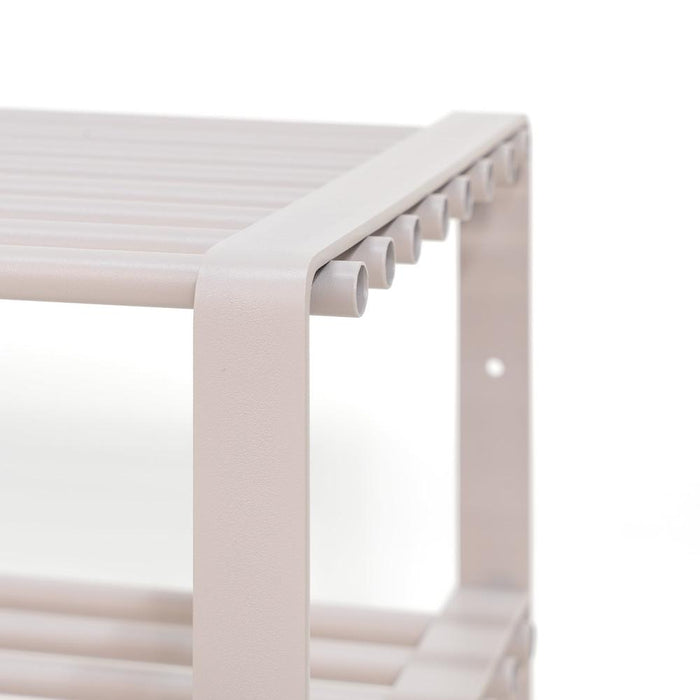 Schoenenrek REX SR 2 - 100 cm Staal Silky Taupe 100x29x48.5cm-Schoenenrekken-Spinder