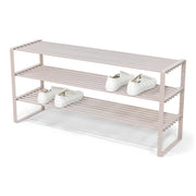 Schoenenrek REX SR 2 100 cm Staal Silky Taupe 100x29x48.5cm-Schoenenrekken-Spinder