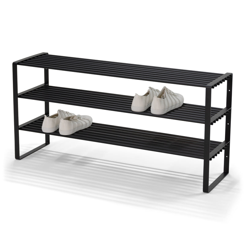 Schoenenrek REX SR 2 100 cm Staal Zwart 100x29x48.5cm-Schoenenrekken-Spinder