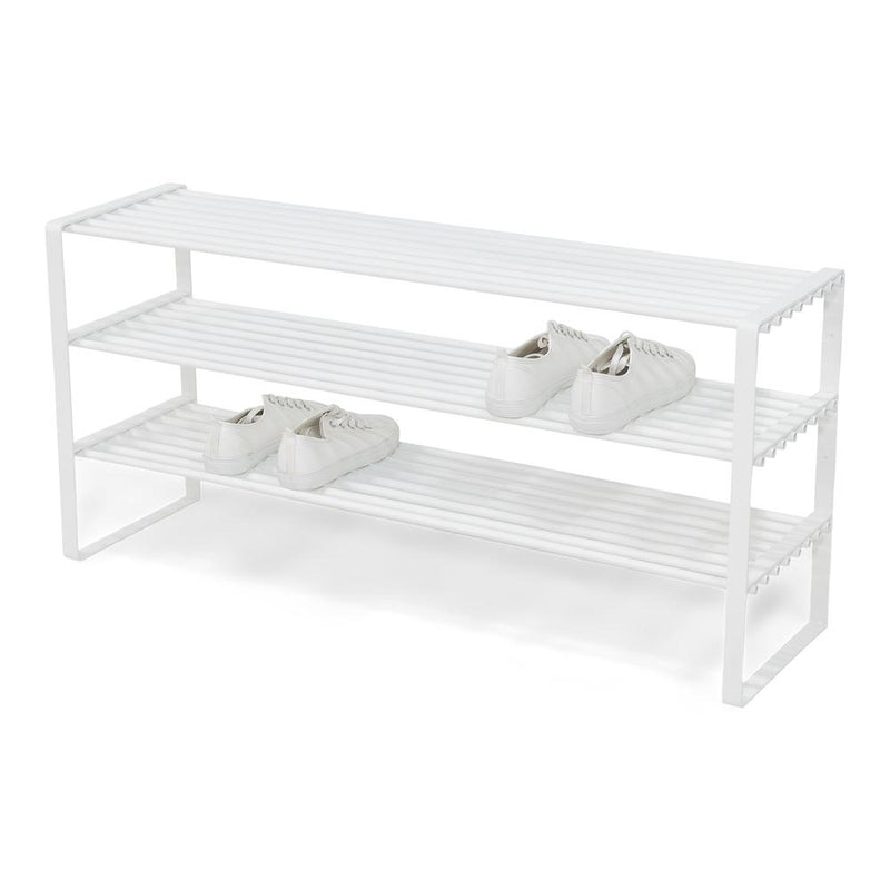 Schoenenrek REX SR 2 100cm Staal Wit 100x29x48.5cm-Schoenenrekken-Spinder