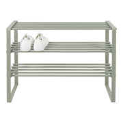 Schoenenrek REX SR 2 Staal Dusty Green 70x29x48.5cm-Schoenenrekken-Spinder