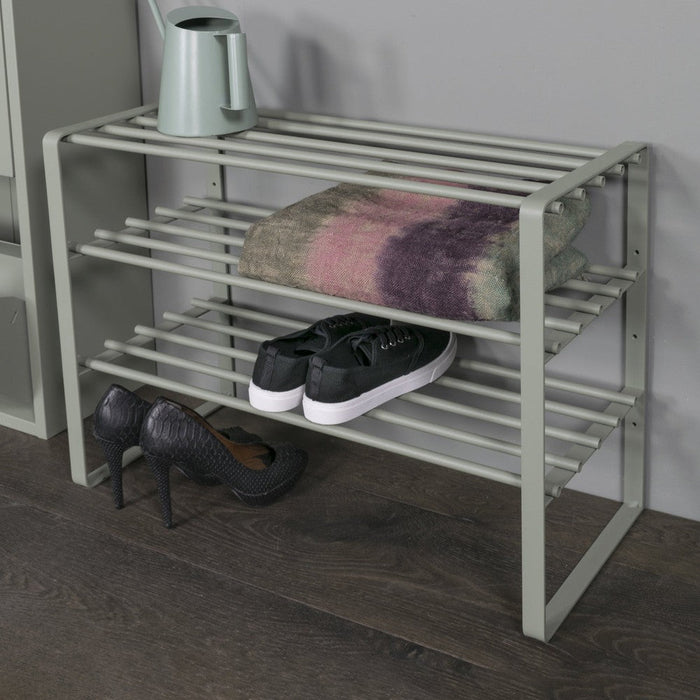Schoenenrek REX SR 2 Staal Dusty Green 70x29x48.5cm Spinder Design-Schoenenrekken-Spinder