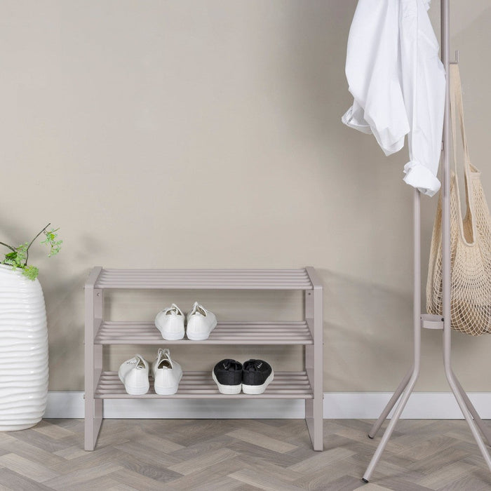 Schoenenrek REX SR 2 Staal Silky Taupe 70x29x48.5cm Spinder Design-Schoenenrekken-Spinder