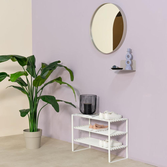 Schoenenrek REX SR 2 Staal Wit 70x29x48.5cm Spinder Design-Schoenenrekken-Spinder