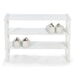 Schoenenrek REX SR 2 Staal Wit 70x29x48.5cm Spinder Design-Schoenenrekken-Spinder