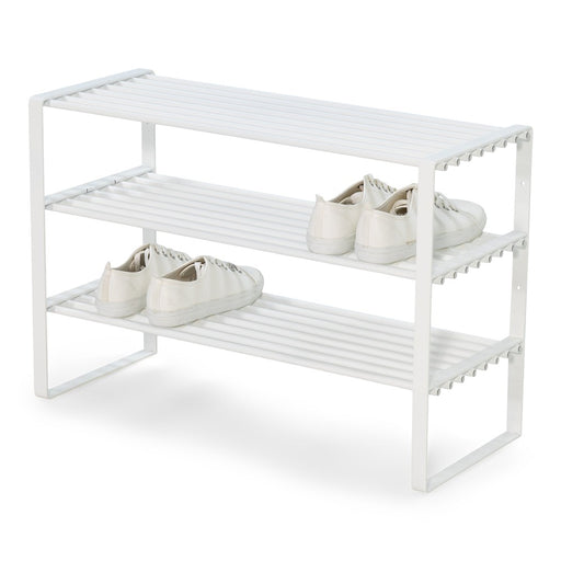 Schoenenrek REX SR 2 Staal Wit 70x29x48.5cm Spinder Design-Schoenenrekken-Spinder