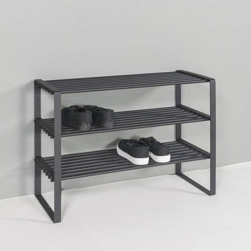 Schoenenrek REX SR 2 Staal Zwart 70x29x48.5cm Spinder Design-Schoenenrekken-Spinder