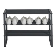 Schoenenrek REX SR 2 Staal Zwart 70x29x48.5cm Spinder Design-Schoenenrekken-Spinder