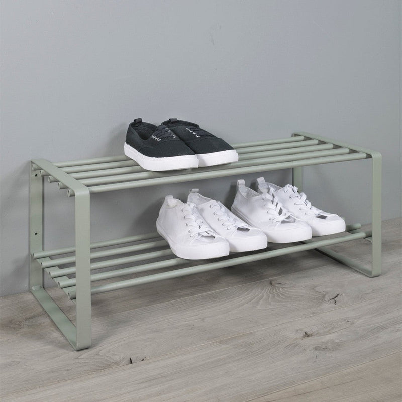 Schoenenrek REX Staal Dusty Green 70x29x27cm Spinder Design-Schoenenrekken-Spinder