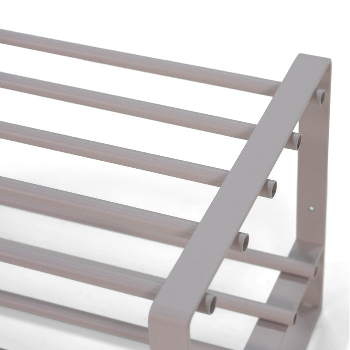 Schoenenrek REX Staal Silky Taupe 70x29x27cm Spinder Design-Opbergkasten-Spinder