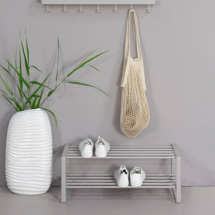 Schoenenrek REX Staal Silky Taupe 70x29x27cm Spinder Design-Opbergkasten-Spinder