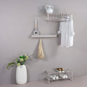 Schoenenrek REX Staal Silky Taupe 70x29x27cm Spinder Design-Schoenenrekken-Spinder