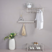 Schoenenrek REX Staal Silky Taupe 70x29x27cm Spinder Design-Schoenenrekken-Spinder