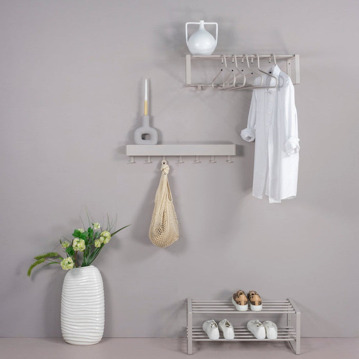 Schoenenrek REX Staal Silky Taupe 70x29x27cm Spinder Design-Schoenenrekken-Spinder