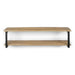 Schoenenrek RIZZOLI Staal Zwart Eiken 100x34x26cm Spinder Design-Schoenenrekken-Spinder