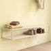 Schoenenrek SCHOOL 120 Staal Silky Taupe 118x30.5x20.5cm Spinder Design-Schoenenrekken-Spinder
