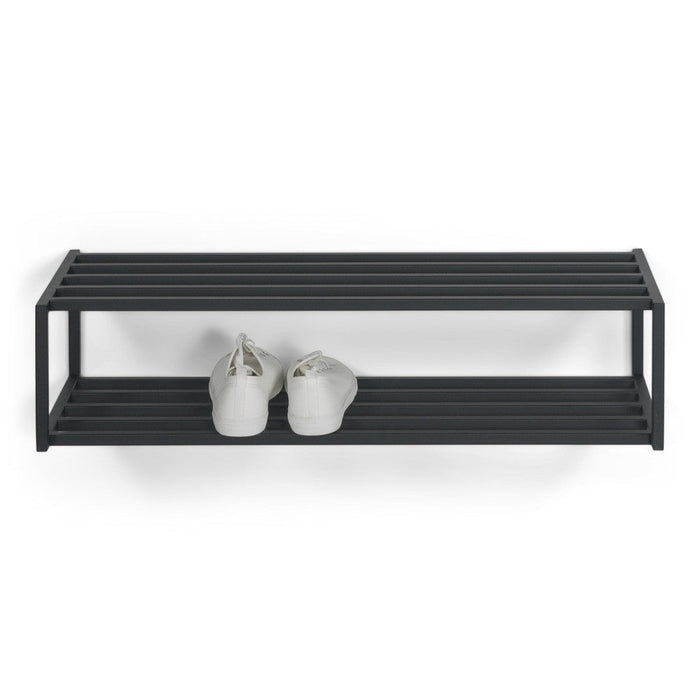 Schoenenrek SCHOOL 80 Staal Zwart 78x30.5x20.5cm Spinder Design-Schoenenrekken-Spinder
