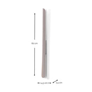 Schoenlepel DON Staal Silky Taupe White Sand 2.4x4.5x60cm-Schoenenrekken-Spinder