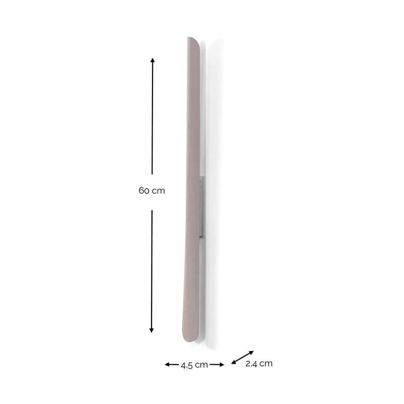 Schoenlepel DON Staal Silky Taupe White Sand 2.4x4.5x60cm-Schoenenrekken-Spinder