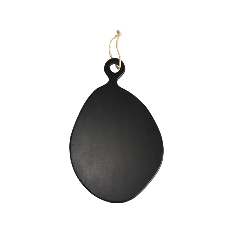 Serveerplank Zwart Mangohout - 40x26x2 cm-Wanddecoratie-LABEL51