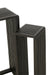 Set Of 2 Side Tables Cubic Recycle Teak Black-Bijzettafels-J-Line