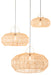 Set Of 3 Lamp Shades Rattan Natural-Hanglampen-J-Line