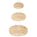 Set Of 3 Lamp Shades Rattan Natural-Hanglampen-J-Line